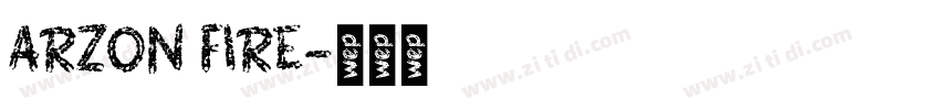 ARZON FIRE字体转换